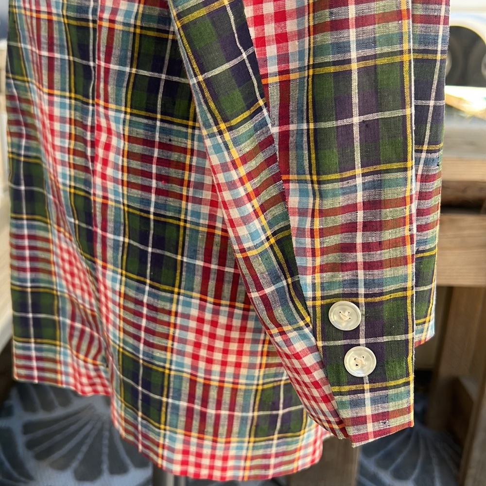 J.Press NWOT Madra Sport Coat.  Classic fit, lightweight men’s 40 X long tartan! - Picture 12 of 14